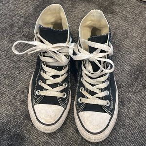 High top black converse
